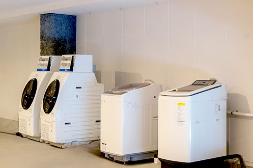 画像：コインランドリー