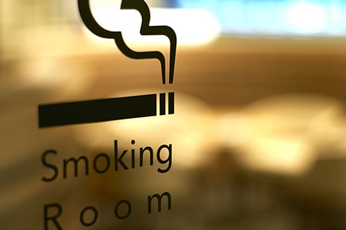 画像：喫煙エリア